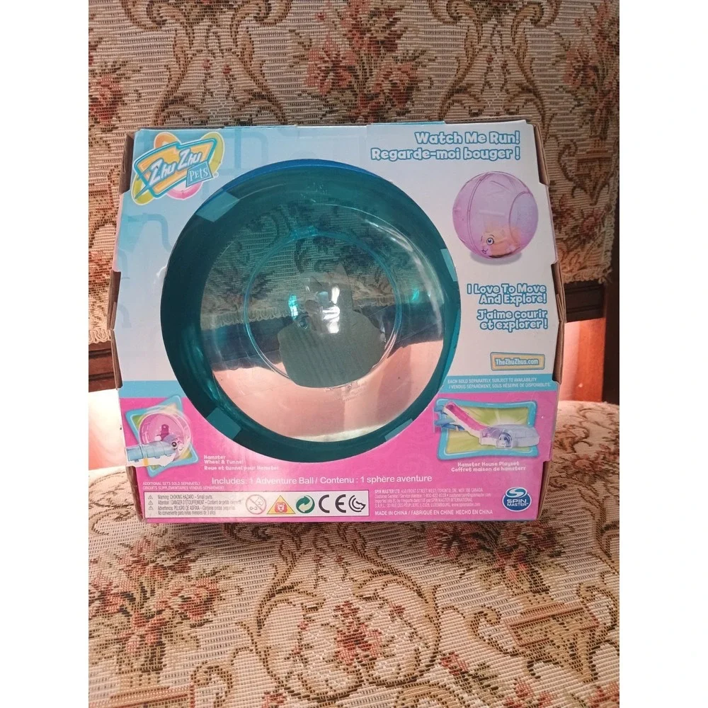 Zhu Zhu Pets Hamster Adventure Ball New Blue